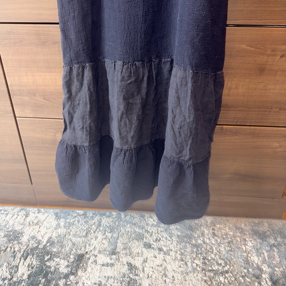 Linen + Cotton sundress/  Midi Dress - Picture 3 of 8